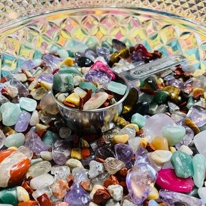 Small Scoop Crystal Confetti, Crystal tumbles, Crystal Chips, Mixed Crystals